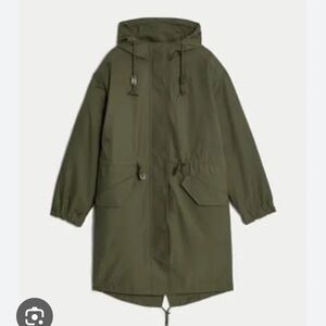 M & S Collection Utility Parka Military Green 
Removable Liner